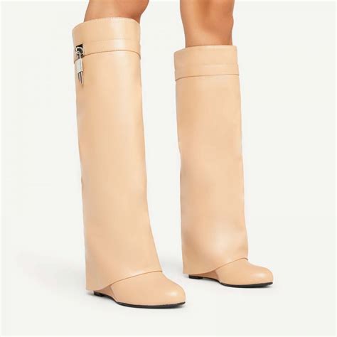 replica givenchy over the knee boots|givenchy lock boots dupe.